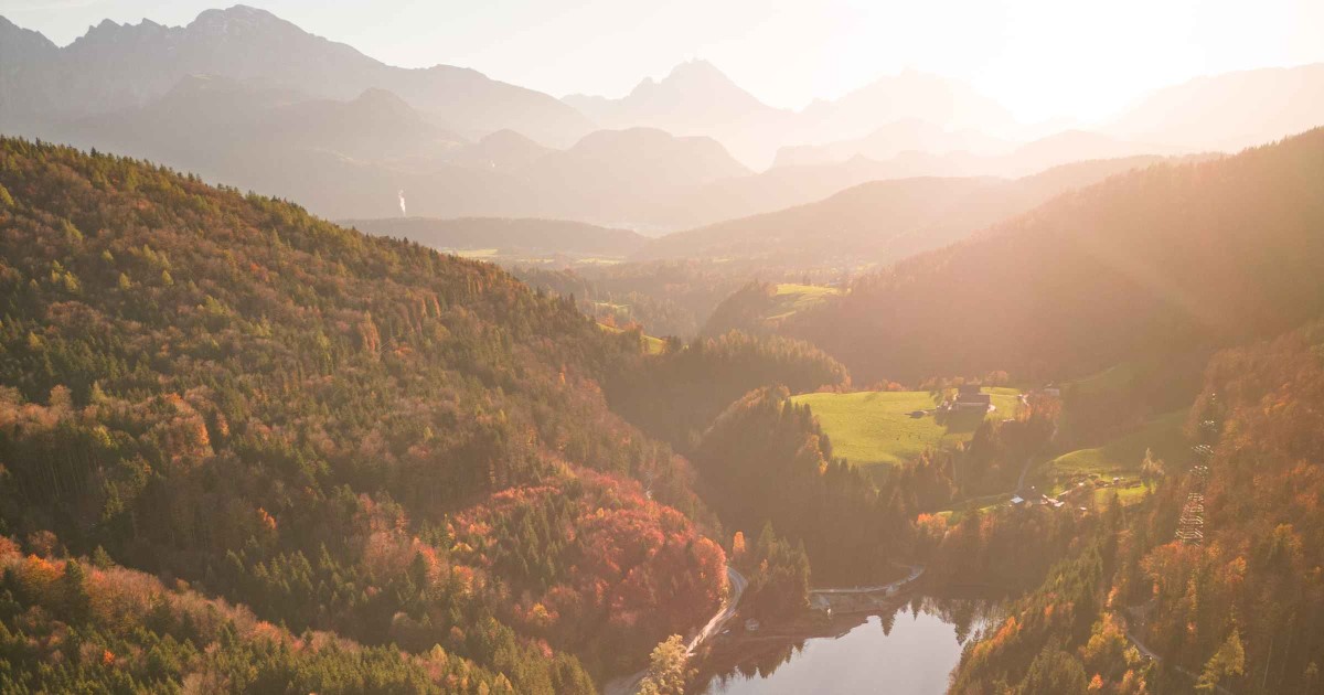 Wiestalstausee im Herbst © TVB Puch - Kuscheiart